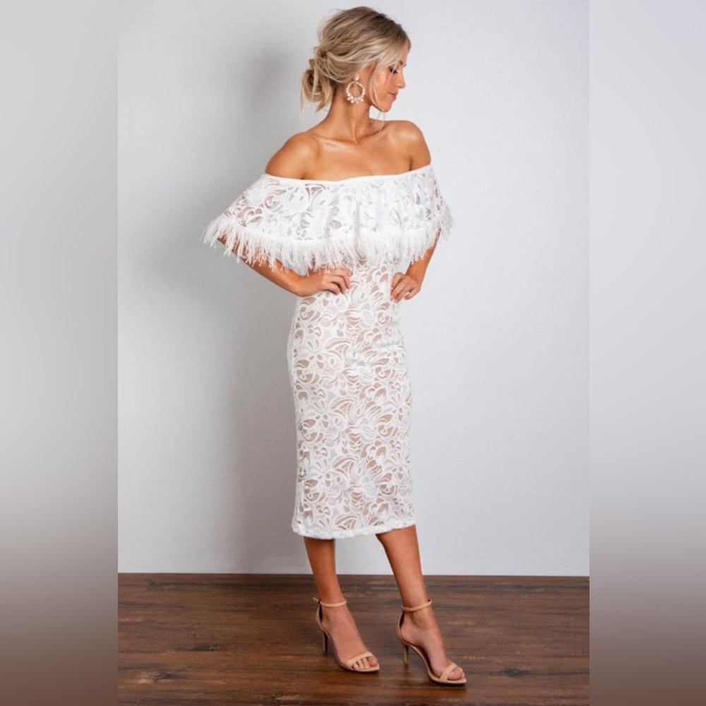Grace Loves Lace Dominga Dress in Ivory XS